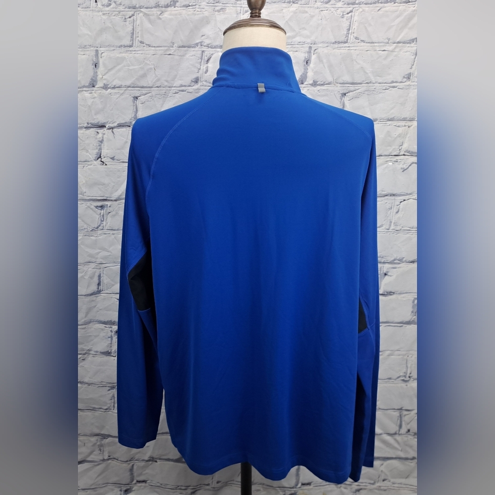 RLX Ralph Lauren Men's Half Zip Performance Jacket Pullover Blue Golf XXL 2XL - Picture 8 of 16